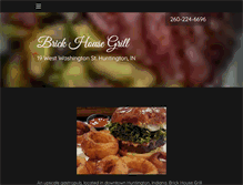 Tablet Screenshot of brickhousegrill.org